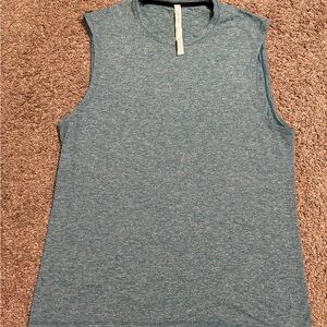 lululemon athletica Heathered Teal Muscle Tee
